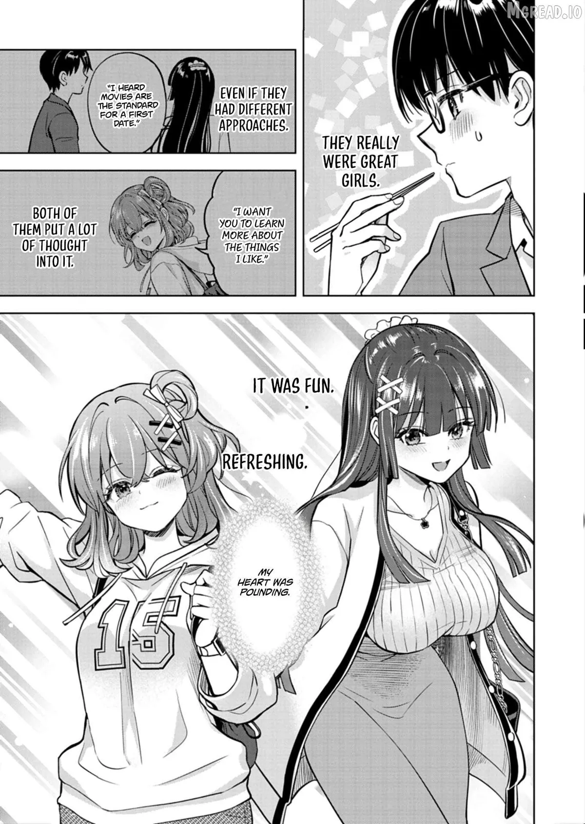 For saving an elderly collapsed women, I got to date her beautiful twin daughters Chapter 5 page 6 - 