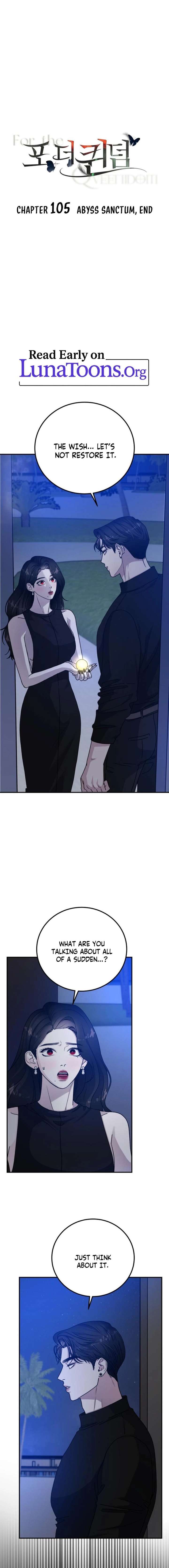 For the Queendom Chapter 105 page 1 - 