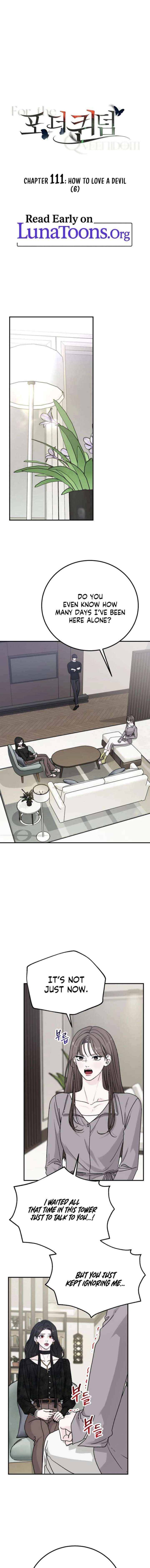 For the Queendom Chapter 111 page 1 - 