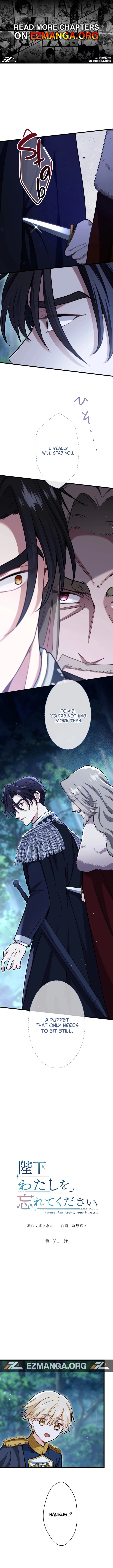 Forget That Night, Your Majesty Chapter 71 page 1 - 