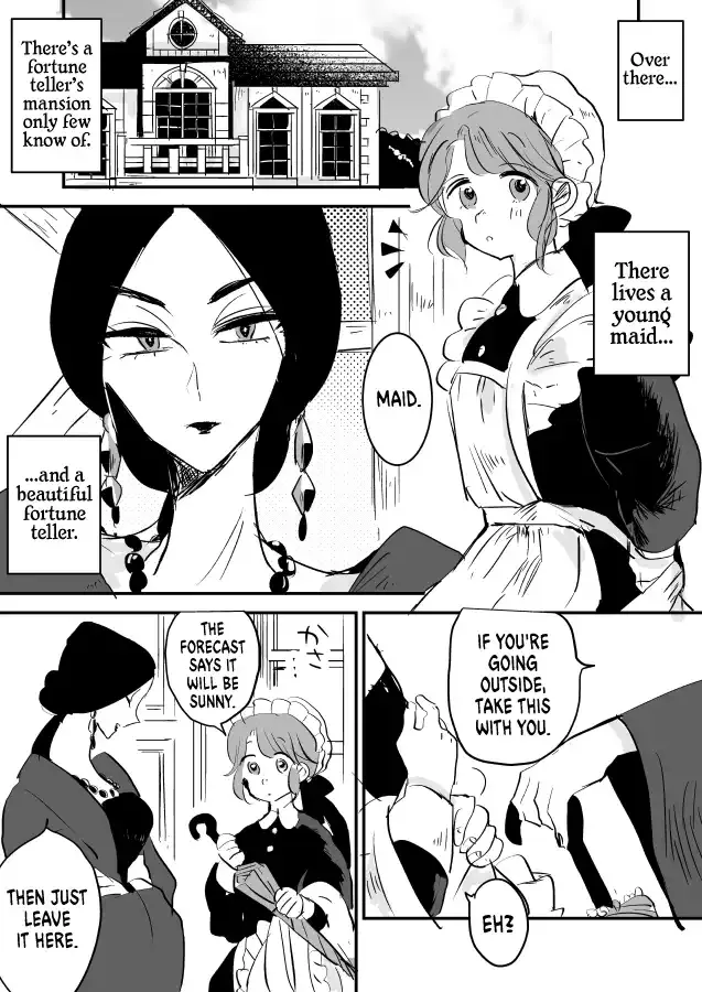 Fortune Teller and Maid-chan Chapter 1 page 1 - 