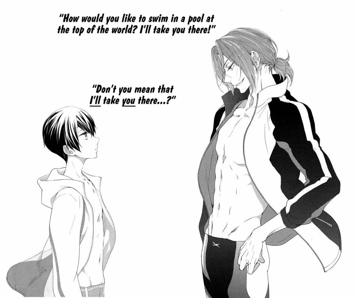 Free! dj - Eikan wa Kimi ni Kagayaku Chapter 2 page 2 - 