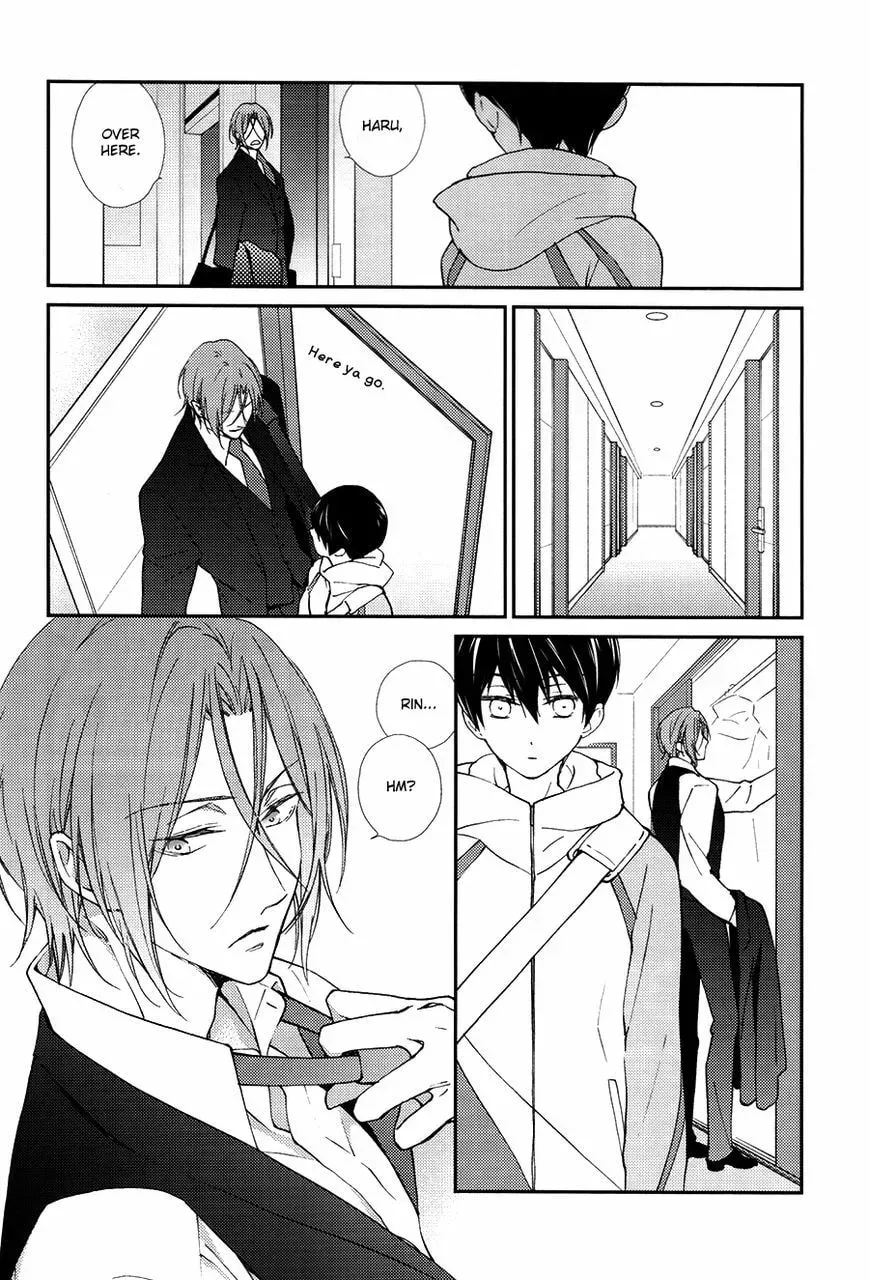 Free! dj - Eikan wa Kimi ni Kagayaku Chapter 3 page 13 - 