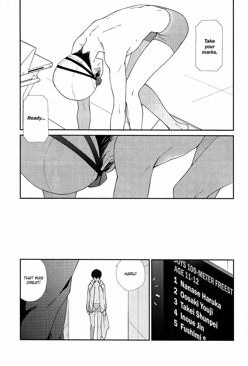 Free! dj - Eikan wa Kimi ni Kagayaku Chapter 3 page 22 - 