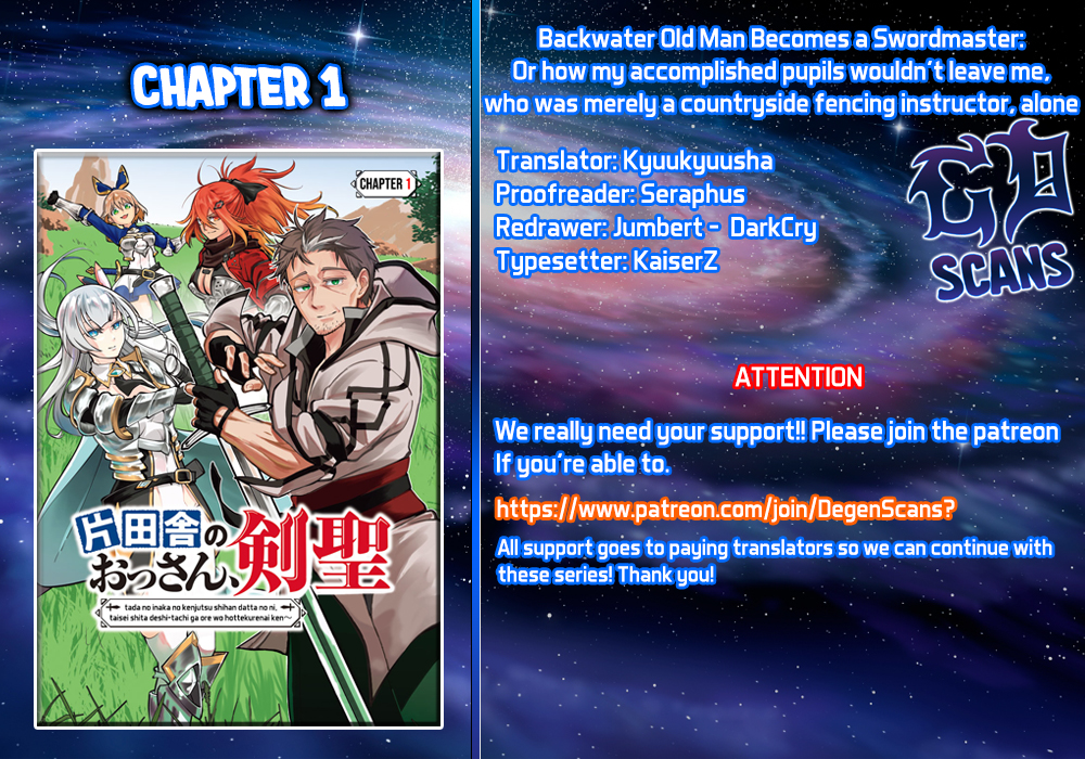 From Old Country Bumpkin to Master Swordsman: My Hotshot Disciples are All Grown Up Now, and They Won’t Leave Me Alone Chapter 1.1 page 1 - 