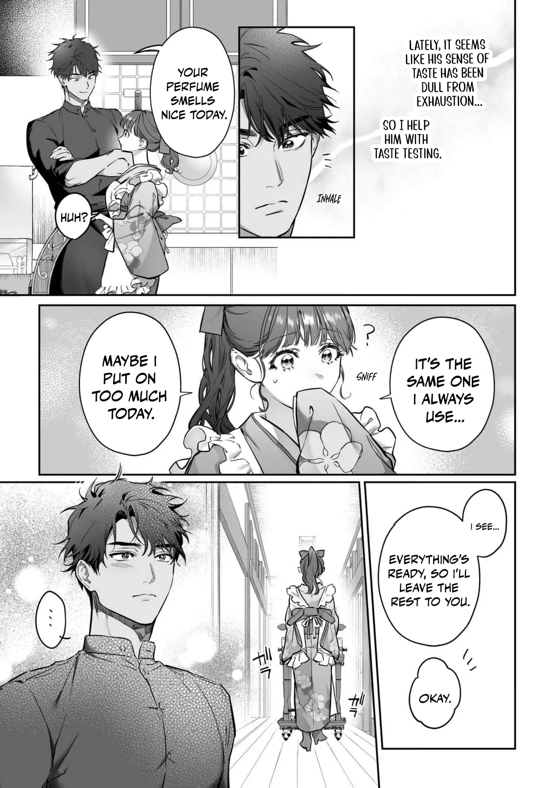 Fujishima-ya no Inen ~Watashi no Karadade Shika Aji ga Shinai Danna-sama-tachi no Koukotsu Zetchou Maji Naburi~ Chapter 1 page 13 - 