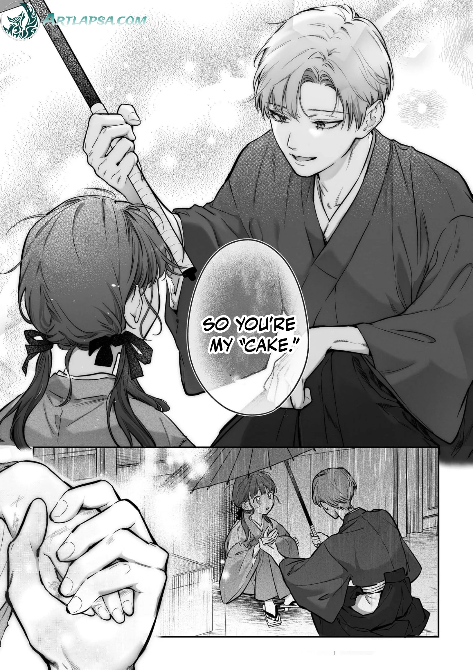 Fujishima-ya no Inen ~Watashi no Karadade Shika Aji ga Shinai Danna-sama-tachi no Koukotsu Zetchou Maji Naburi~ Chapter 1 page 9 - 