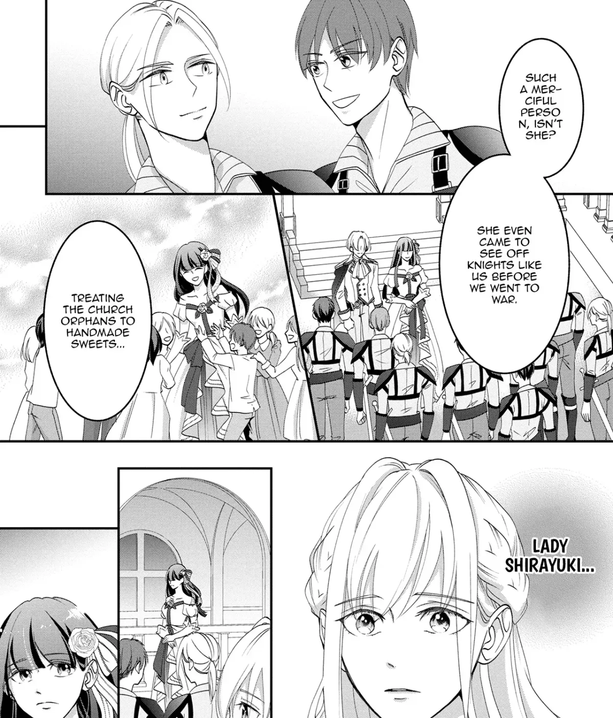 Fukushuu no Ou Taishihi - Shiitagerareta Reijiu wa Reikoku Kishi no Te wo Toru Chapter 1 page 57 - 