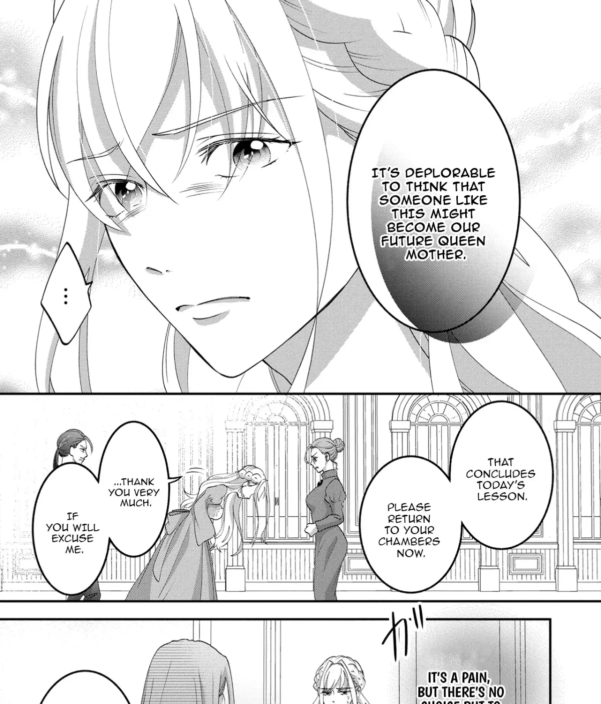 Fukushuu no Ou Taishihi - Shiitagerareta Reijiu wa Reikoku Kishi no Te wo Toru Chapter 4 page 9 - 