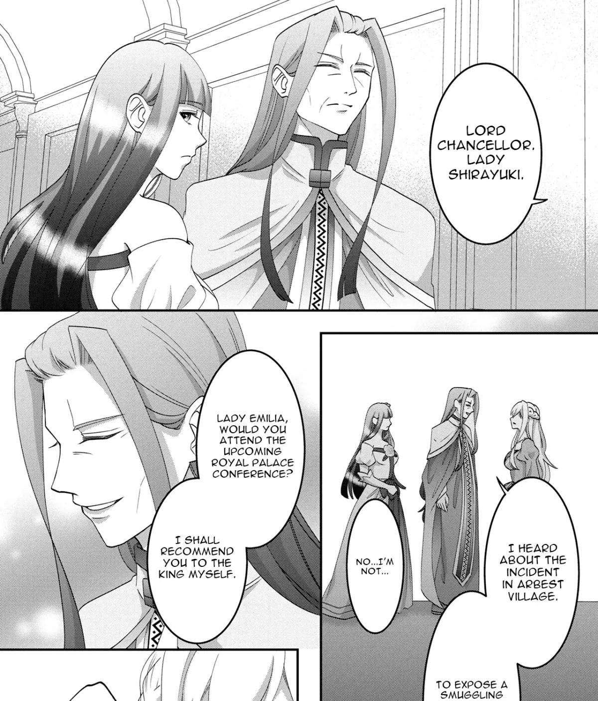 Fukushuu no Ou Taishihi - Shiitagerareta Reijiu wa Reikoku Kishi no Te wo Toru Chapter 7 page 35 - 
