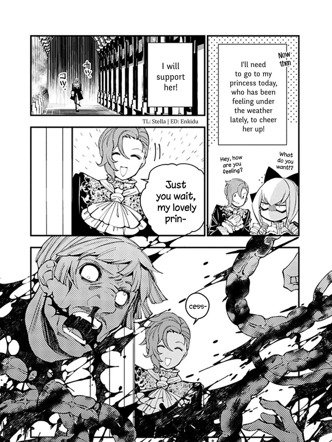 Fukushuu o Koinegau Saikyou Yuusha wa, Yami no Chikara de Senmetsu Musou Suru Chapter 26.1 page 3 - 