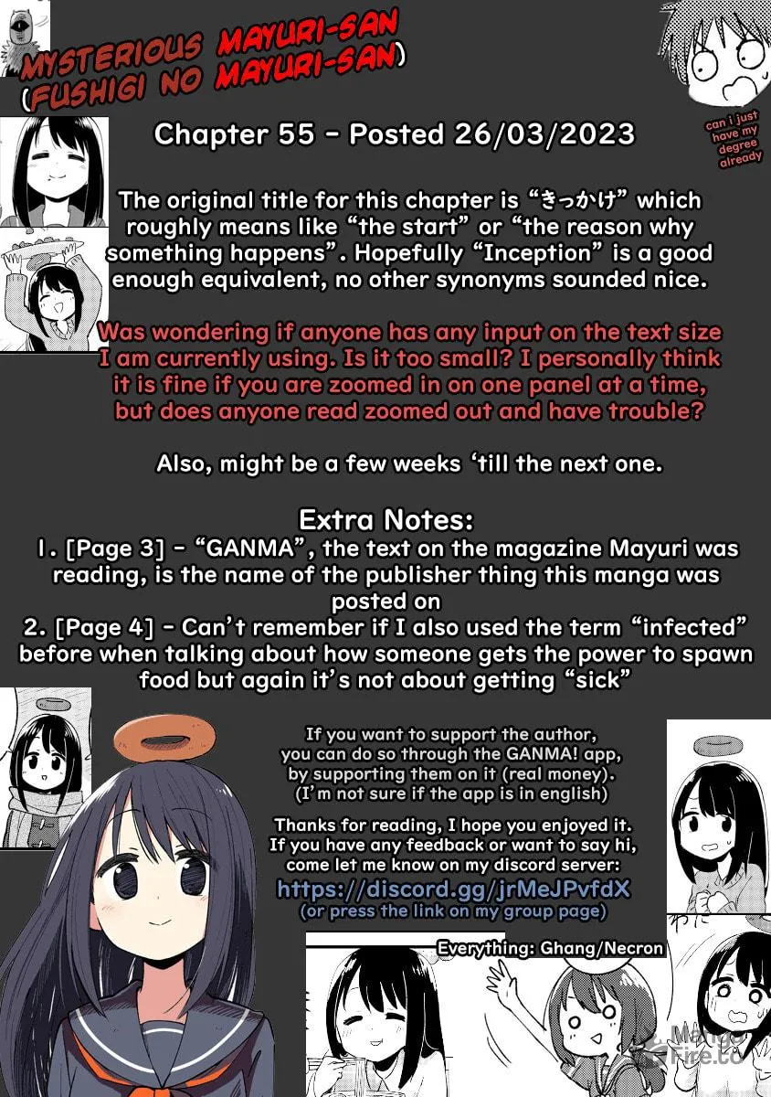 Fushigi no Mayuri-san Chapter 55 page 9 - 