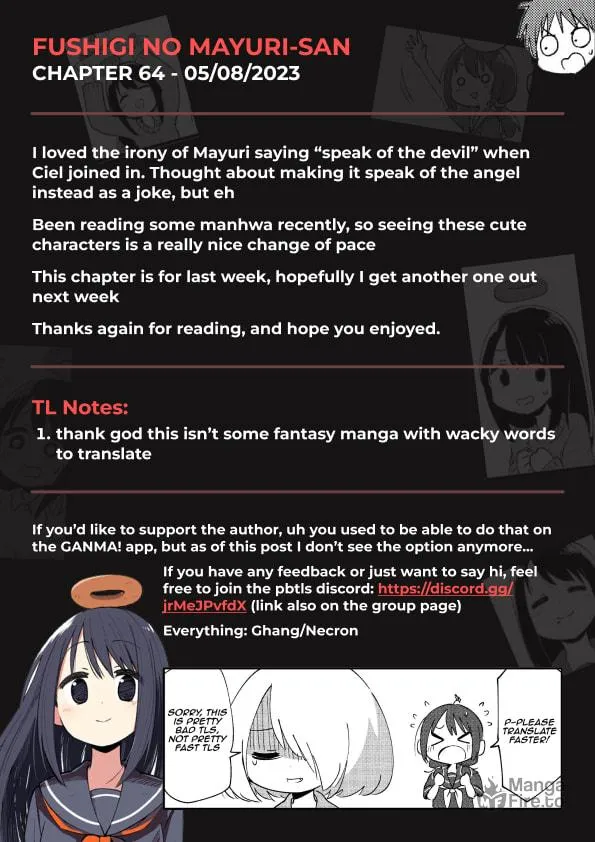 Fushigi no Mayuri-san Chapter 64 page 9 - 