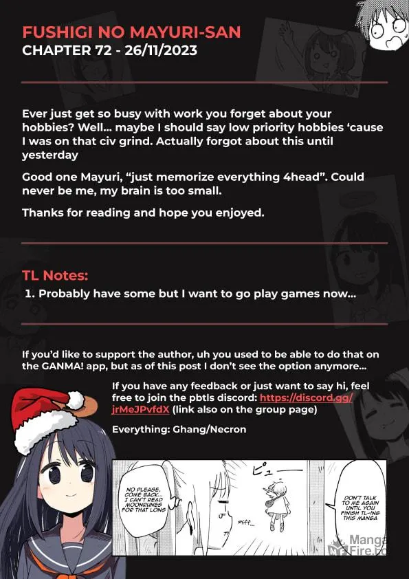 Fushigi no Mayuri-san Chapter 72 page 9 - 