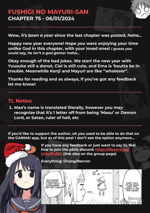 Fushigi no Mayuri-san Chapter 75 page 9 - 