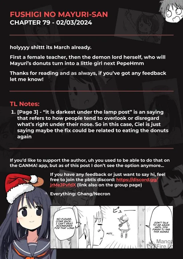 Fushigi no Mayuri-san Chapter 79 page 9 - 