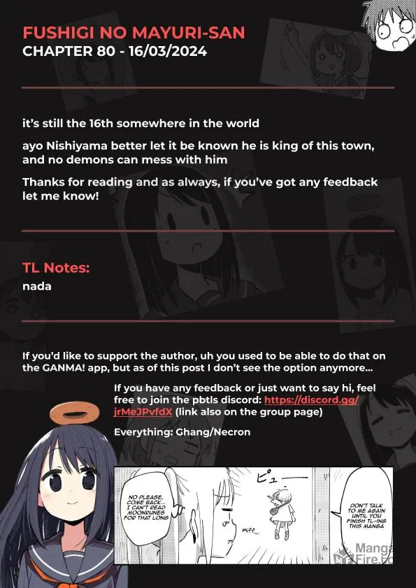 Fushigi no Mayuri-san Chapter 80 page 9 - 