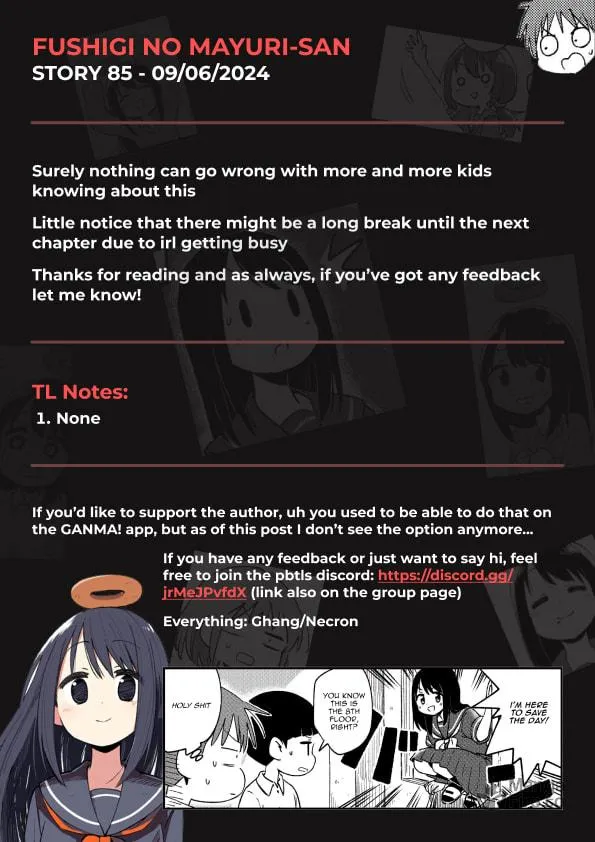 Fushigi no Mayuri-san Chapter 85 page 9 - 