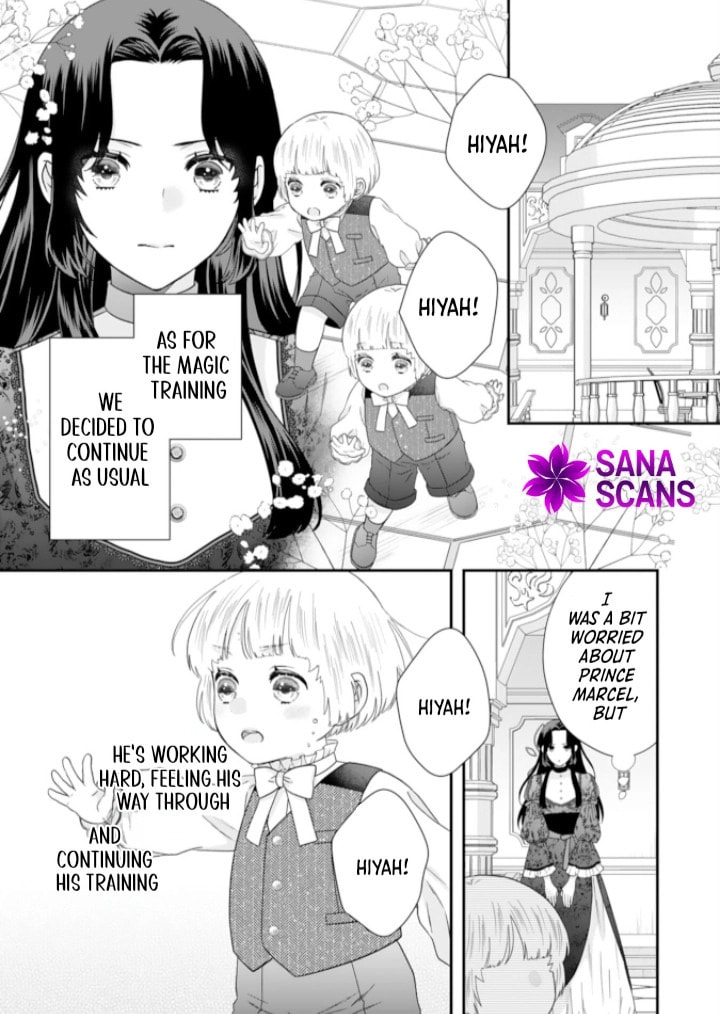 Futago Ouji no Mamahaha ni Narimashite: Kiraware Akujo desu ga, Sonna Koto yori Musuko-tachi ga Kawaisugite Komarimasu Chapter 11 page 29 - 