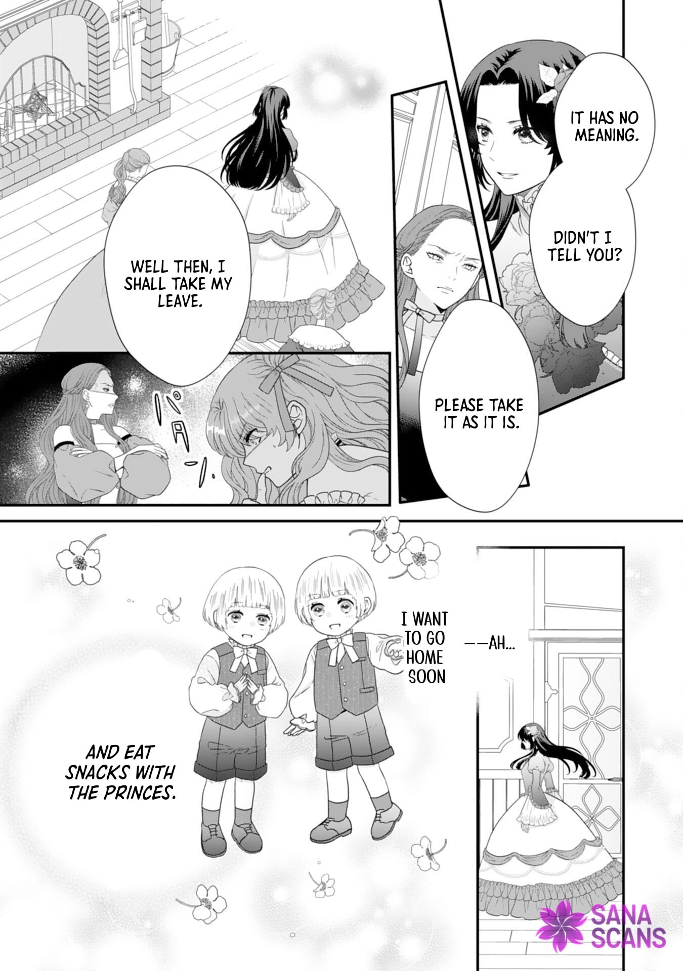 Futago Ouji no Mamahaha ni Narimashite: Kiraware Akujo desu ga, Sonna Koto yori Musuko-tachi ga Kawaisugite Komarimasu Chapter 12 page 27 - 