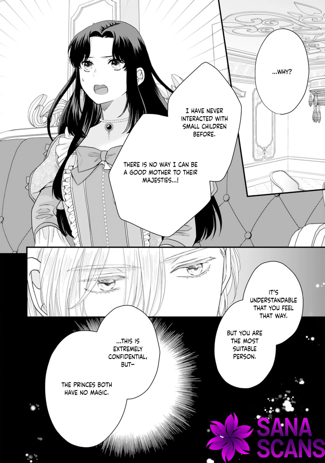 Futago Ouji no Mamahaha ni Narimashite: Kiraware Akujo desu ga, Sonna Koto yori Musuko-tachi ga Kawaisugite Komarimasu Chapter 2 page 22 - 