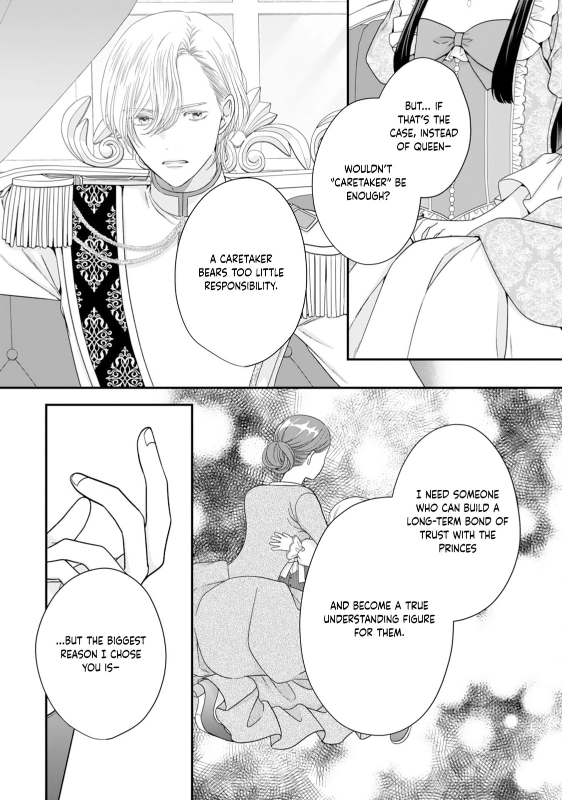 Futago Ouji no Mamahaha ni Narimashite: Kiraware Akujo desu ga, Sonna Koto yori Musuko-tachi ga Kawaisugite Komarimasu Chapter 2 page 24 - 