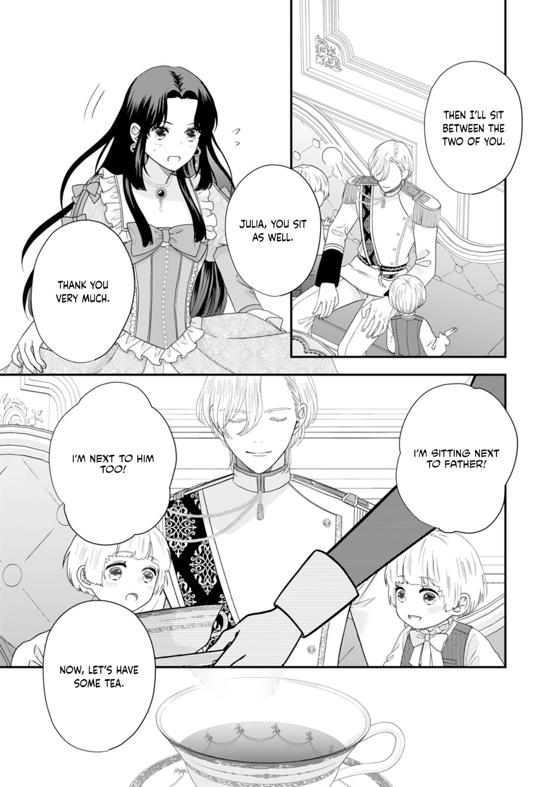Futago Ouji no Mamahaha ni Narimashite: Kiraware Akujo desu ga, Sonna Koto yori Musuko-tachi ga Kawaisugite Komarimasu Chapter 3 page 3 - 