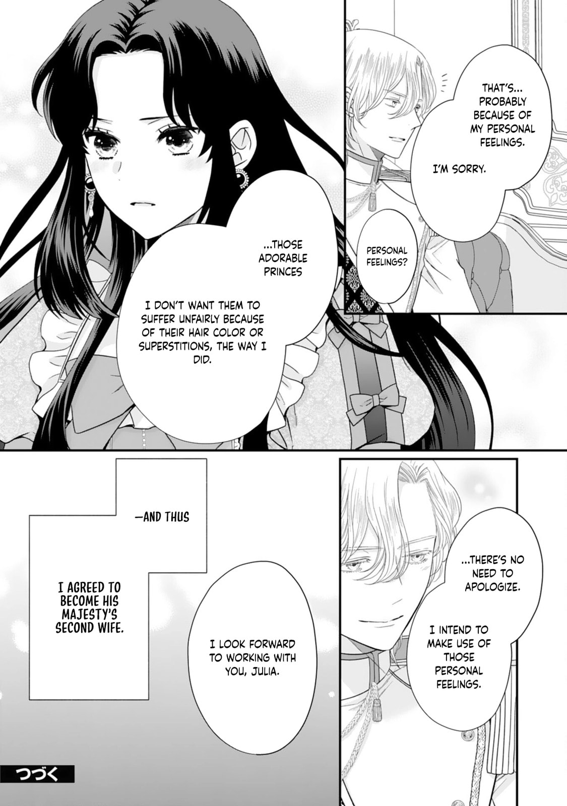Futago Ouji no Mamahaha ni Narimashite: Kiraware Akujo desu ga, Sonna Koto yori Musuko-tachi ga Kawaisugite Komarimasu Chapter 3 page 32 - 