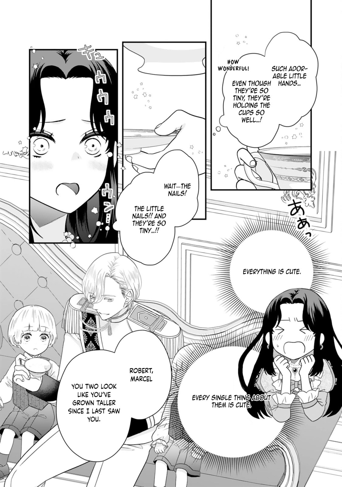 Futago Ouji no Mamahaha ni Narimashite: Kiraware Akujo desu ga, Sonna Koto yori Musuko-tachi ga Kawaisugite Komarimasu Chapter 3 page 5 - 