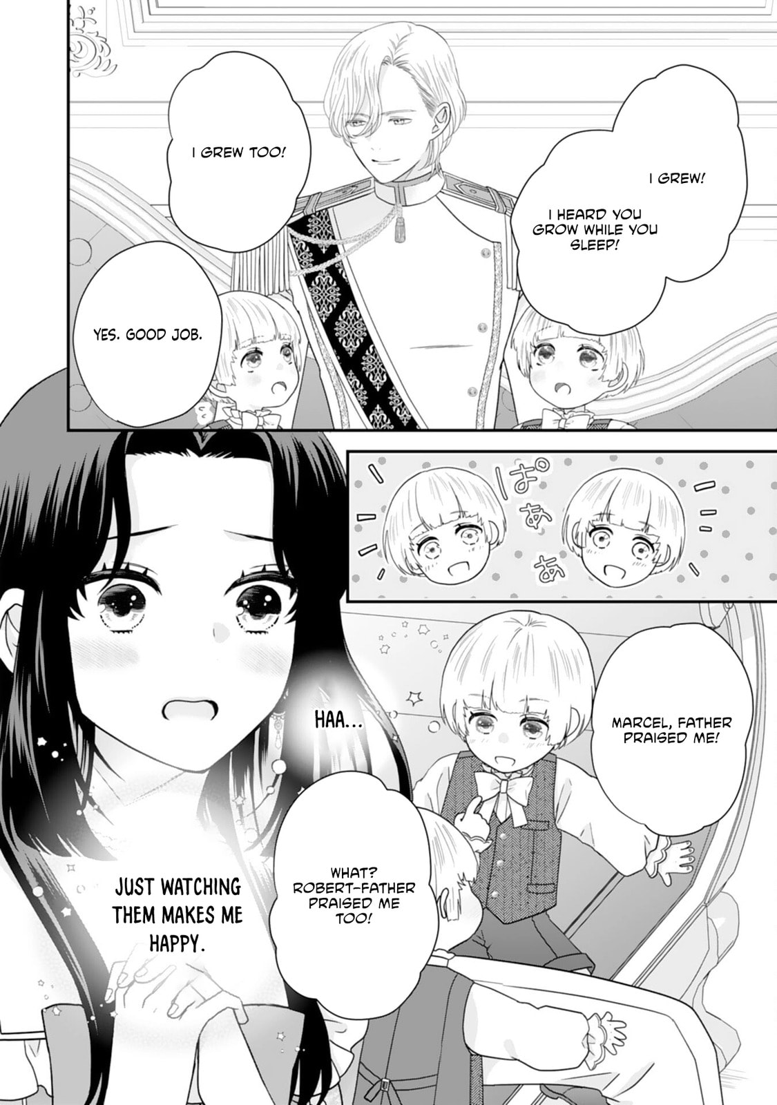 Futago Ouji no Mamahaha ni Narimashite: Kiraware Akujo desu ga, Sonna Koto yori Musuko-tachi ga Kawaisugite Komarimasu Chapter 3 page 6 - 