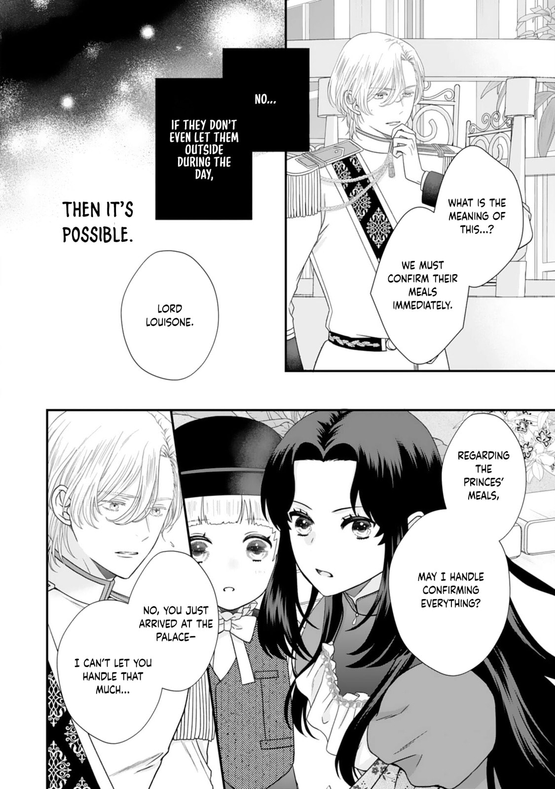 Futago Ouji no Mamahaha ni Narimashite: Kiraware Akujo desu ga, Sonna Koto yori Musuko-tachi ga Kawaisugite Komarimasu Chapter 5 page 18 - 
