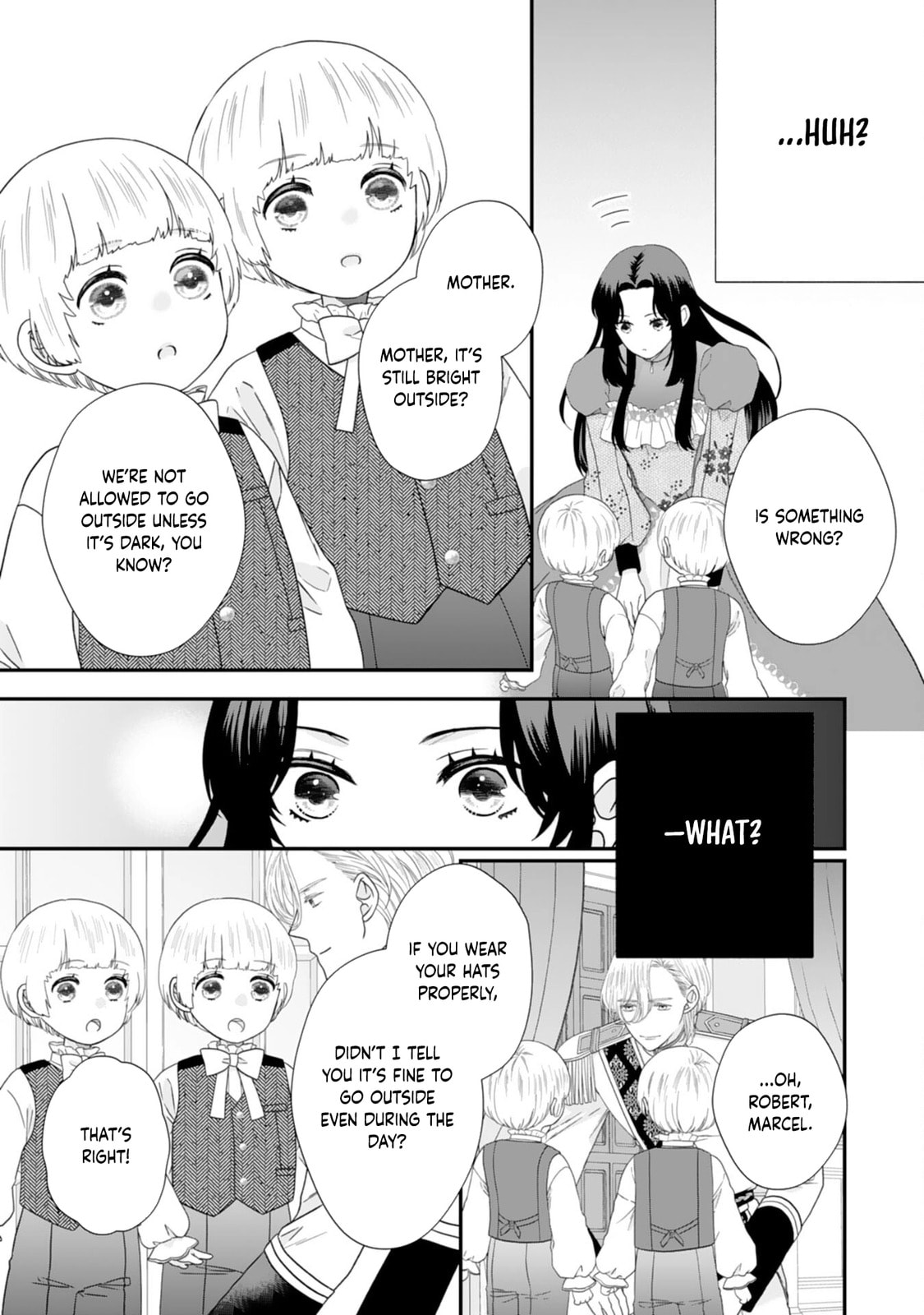 Futago Ouji no Mamahaha ni Narimashite: Kiraware Akujo desu ga, Sonna Koto yori Musuko-tachi ga Kawaisugite Komarimasu Chapter 5 page 3 - 