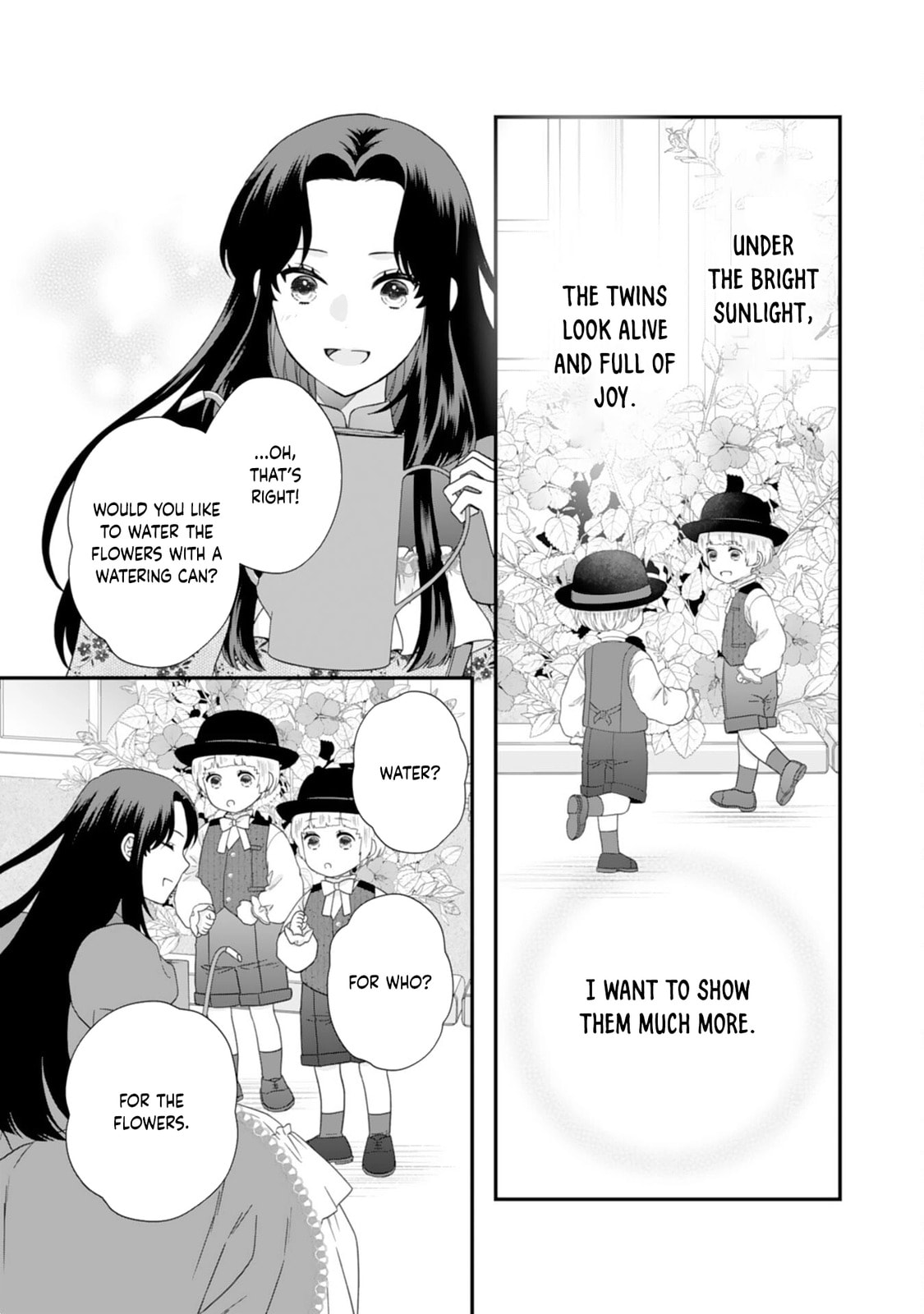Futago Ouji no Mamahaha ni Narimashite: Kiraware Akujo desu ga, Sonna Koto yori Musuko-tachi ga Kawaisugite Komarimasu Chapter 5 page 21 - 
