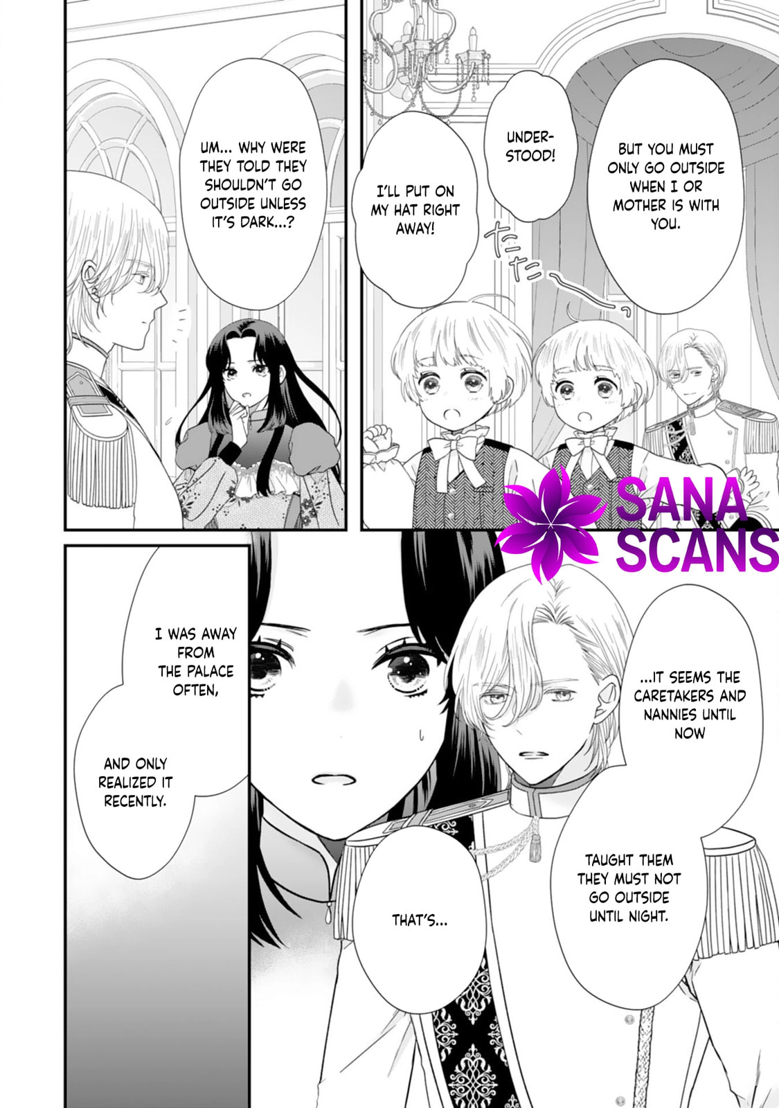 Futago Ouji no Mamahaha ni Narimashite: Kiraware Akujo desu ga, Sonna Koto yori Musuko-tachi ga Kawaisugite Komarimasu Chapter 5 page 4 - 