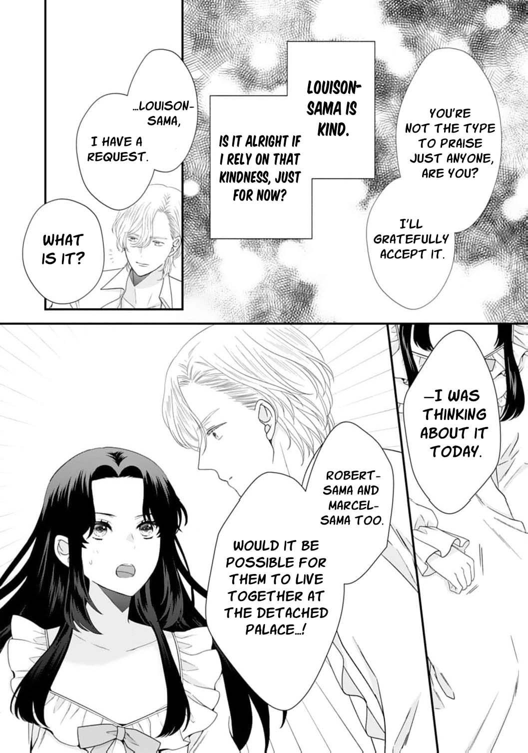 Futago Ouji no Mamahaha ni Narimashite: Kiraware Akujo desu ga, Sonna Koto yori Musuko-tachi ga Kawaisugite Komarimasu Chapter 7 page 17 - 