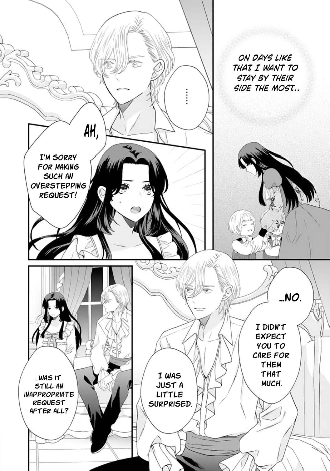Futago Ouji no Mamahaha ni Narimashite: Kiraware Akujo desu ga, Sonna Koto yori Musuko-tachi ga Kawaisugite Komarimasu Chapter 7 page 19 - 