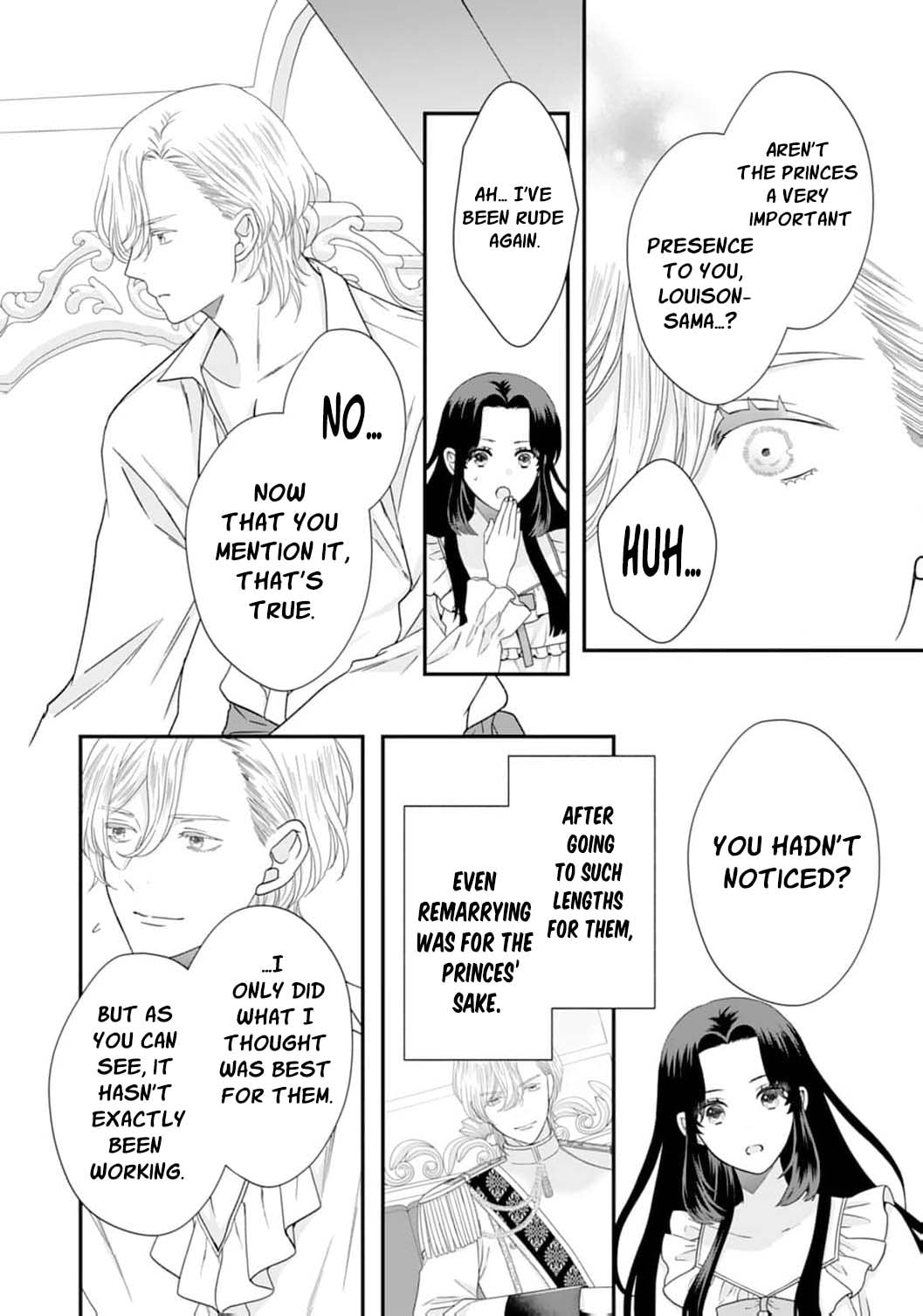Futago Ouji no Mamahaha ni Narimashite: Kiraware Akujo desu ga, Sonna Koto yori Musuko-tachi ga Kawaisugite Komarimasu Chapter 7 page 25 - 