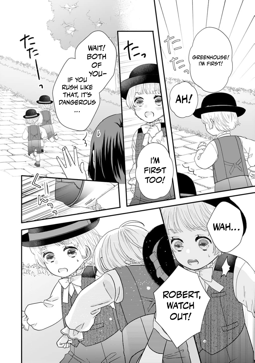 Futago Ouji no Mamahaha ni Narimashite: Kiraware Akujo desu ga, Sonna Koto yori Musuko-tachi ga Kawaisugite Komarimasu Chapter 8 page 19 - 