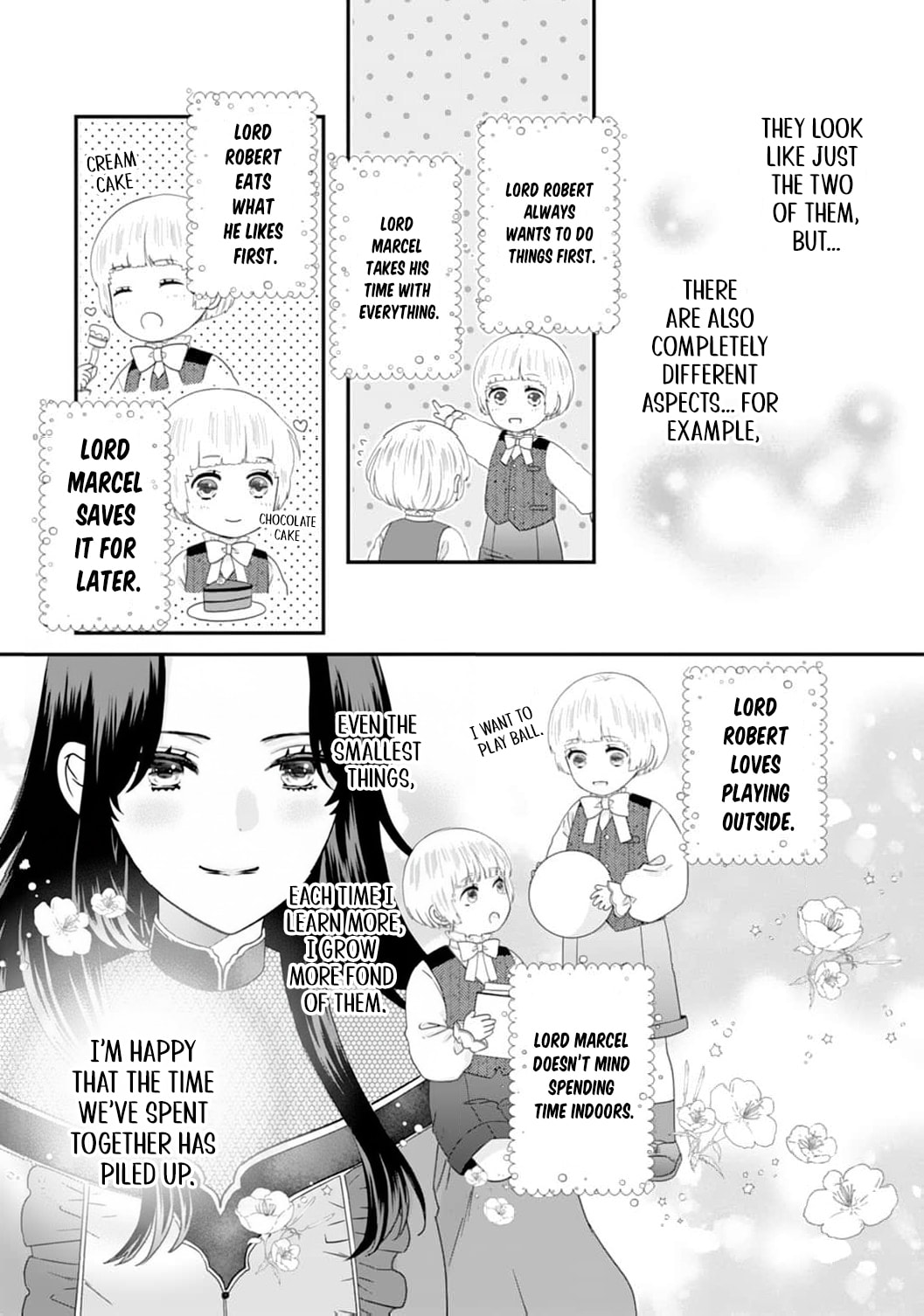 Futago Ouji no Mamahaha ni Narimashite: Kiraware Akujo desu ga, Sonna Koto yori Musuko-tachi ga Kawaisugite Komarimasu Chapter 8 page 6 - 