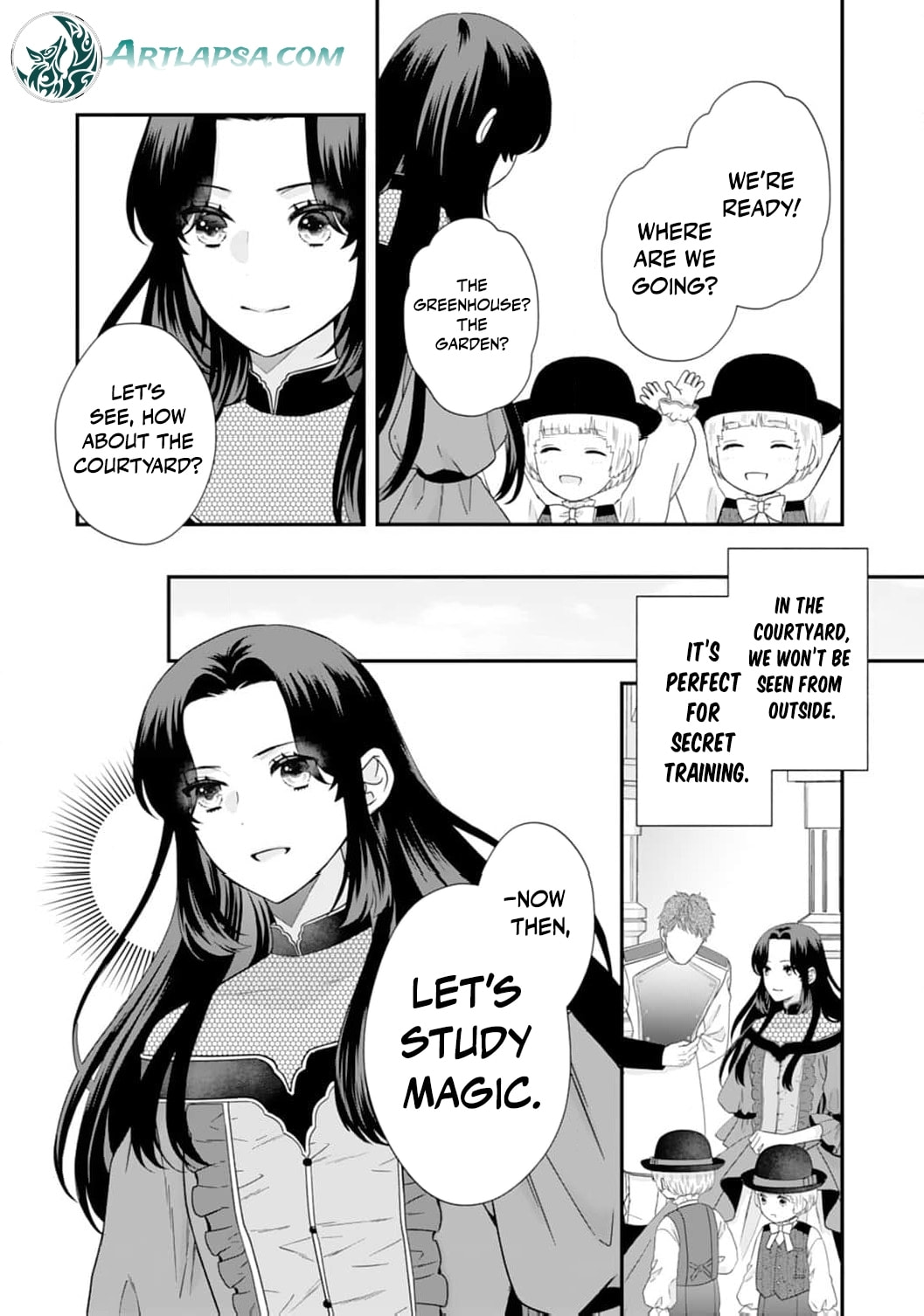 Futago Ouji no Mamahaha ni Narimashite: Kiraware Akujo desu ga, Sonna Koto yori Musuko-tachi ga Kawaisugite Komarimasu Chapter 8 page 10 - 