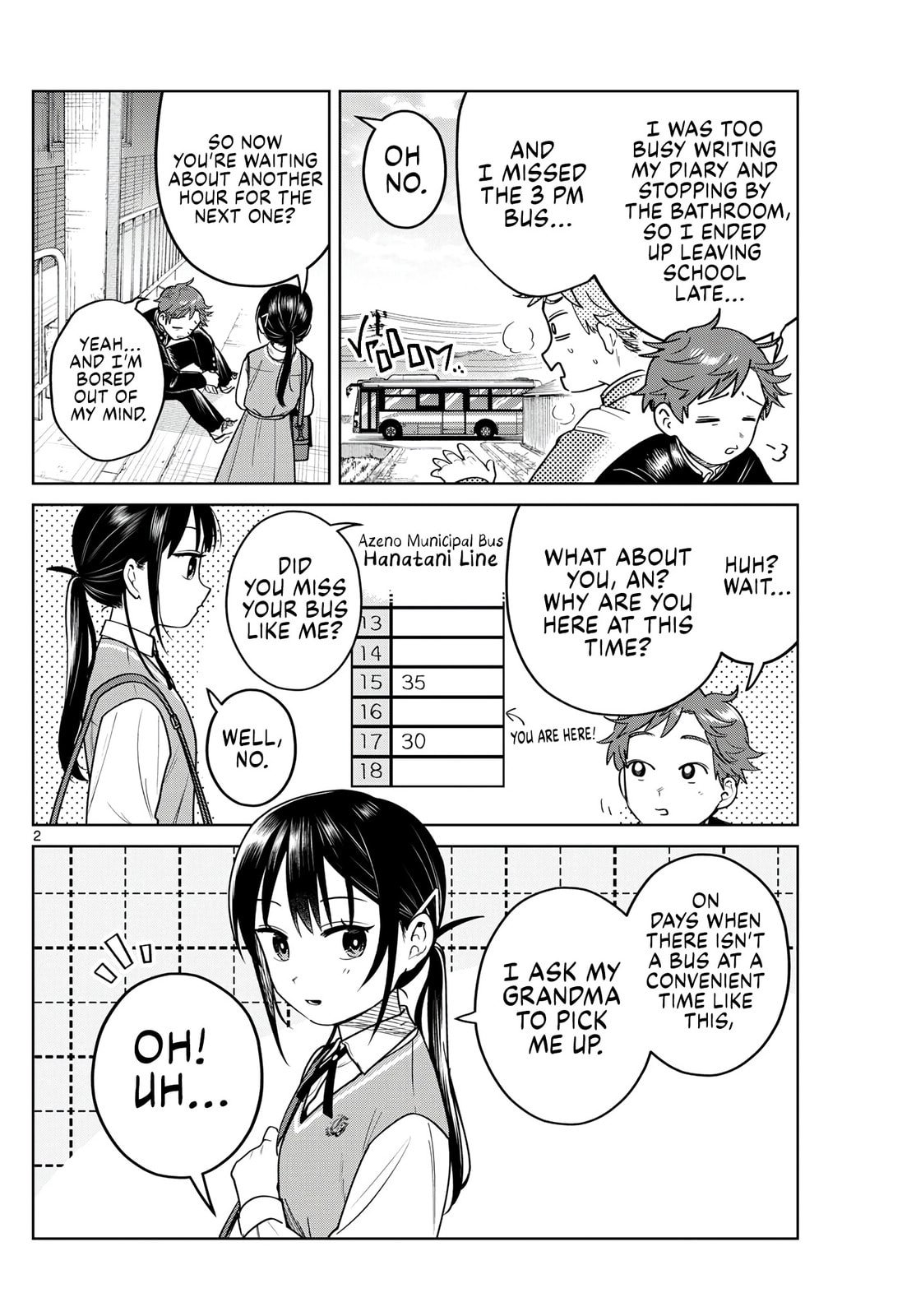 Futari Bus Chapter 22 page 2 - 