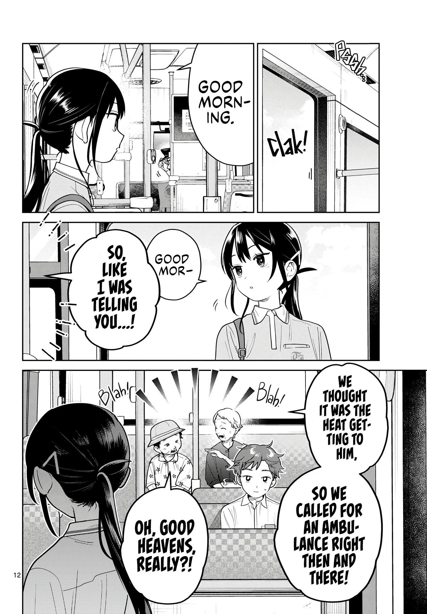 Futari Bus Chapter 37 page 12 - 