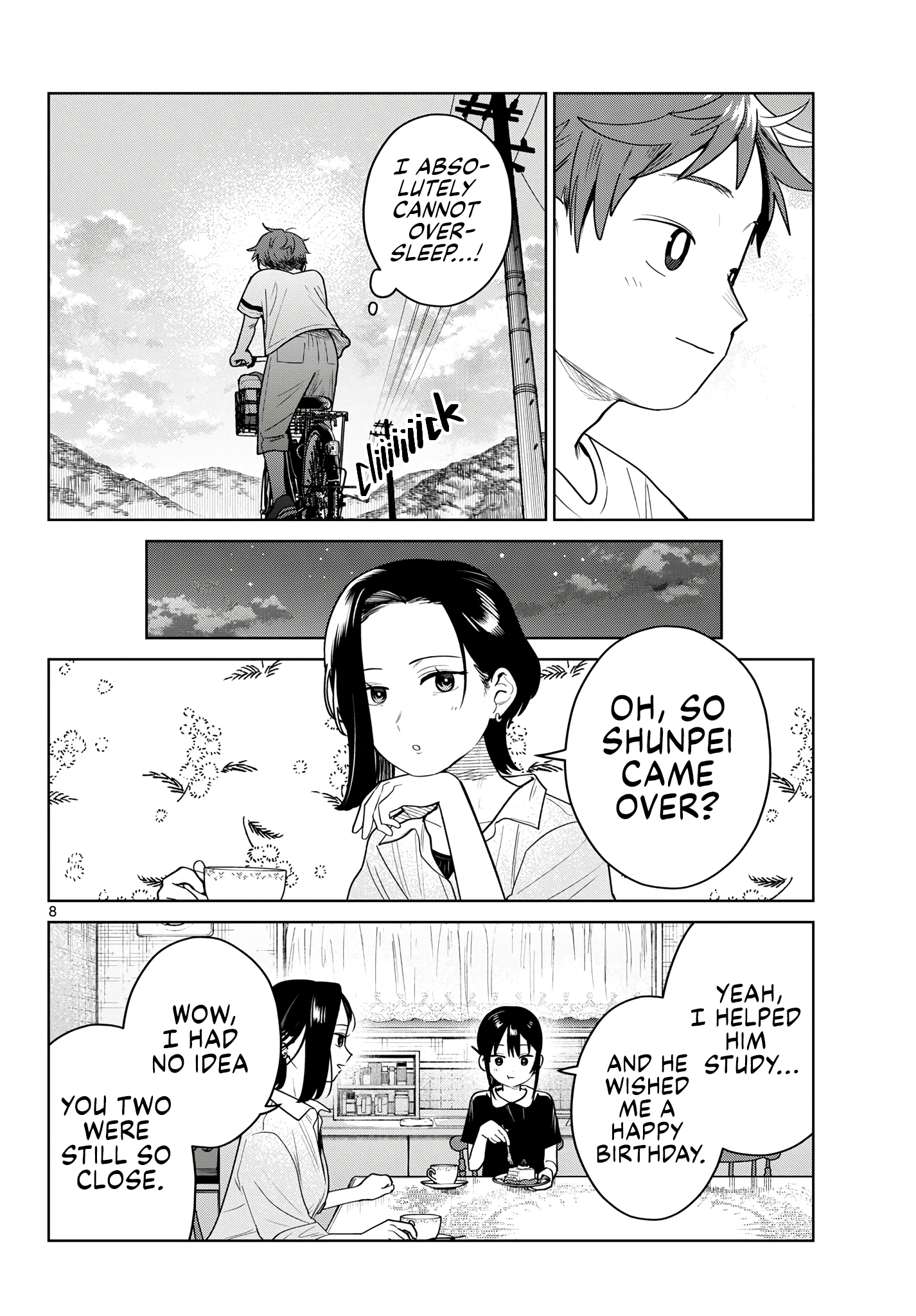 Futari Bus Chapter 37 page 8 - 
