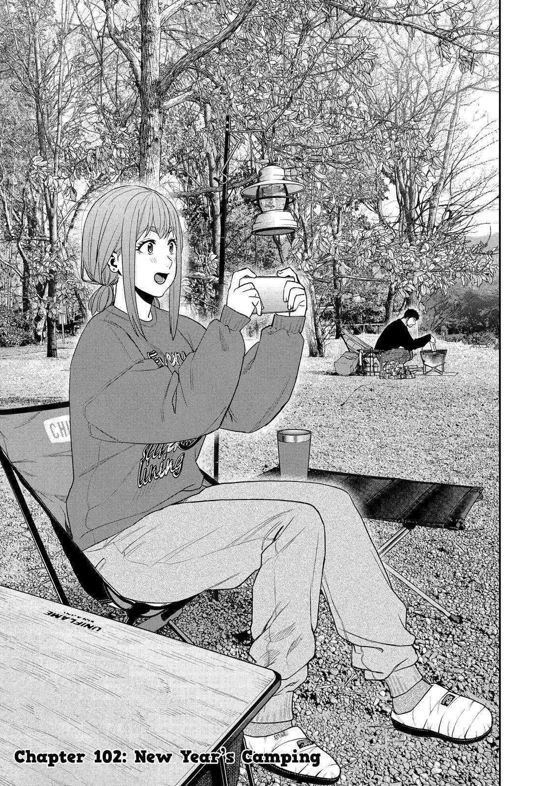 Futari Solo Camp Chapter 102 page 1 - 