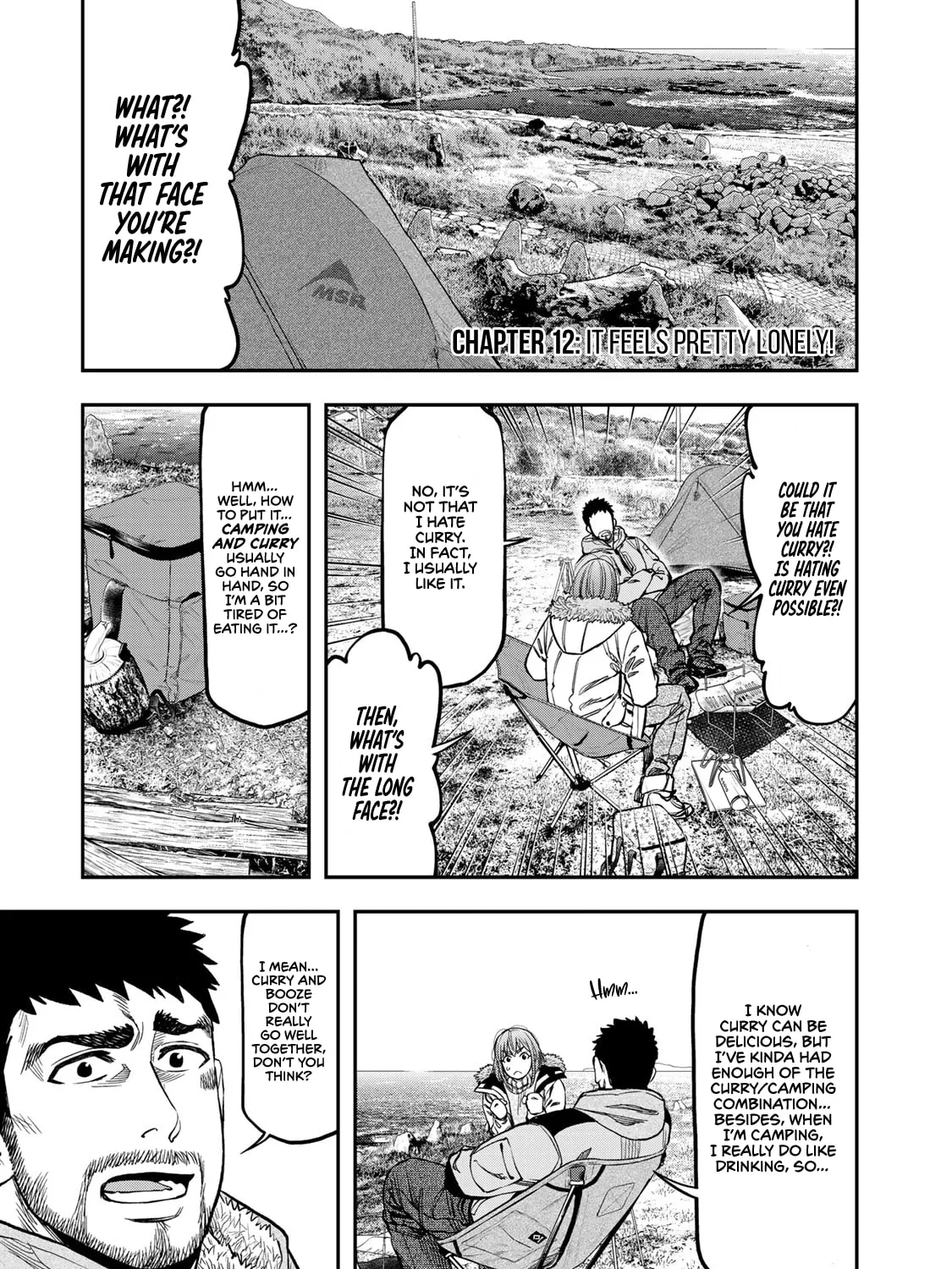Futari Solo Camp Chapter 12 page 1 - 