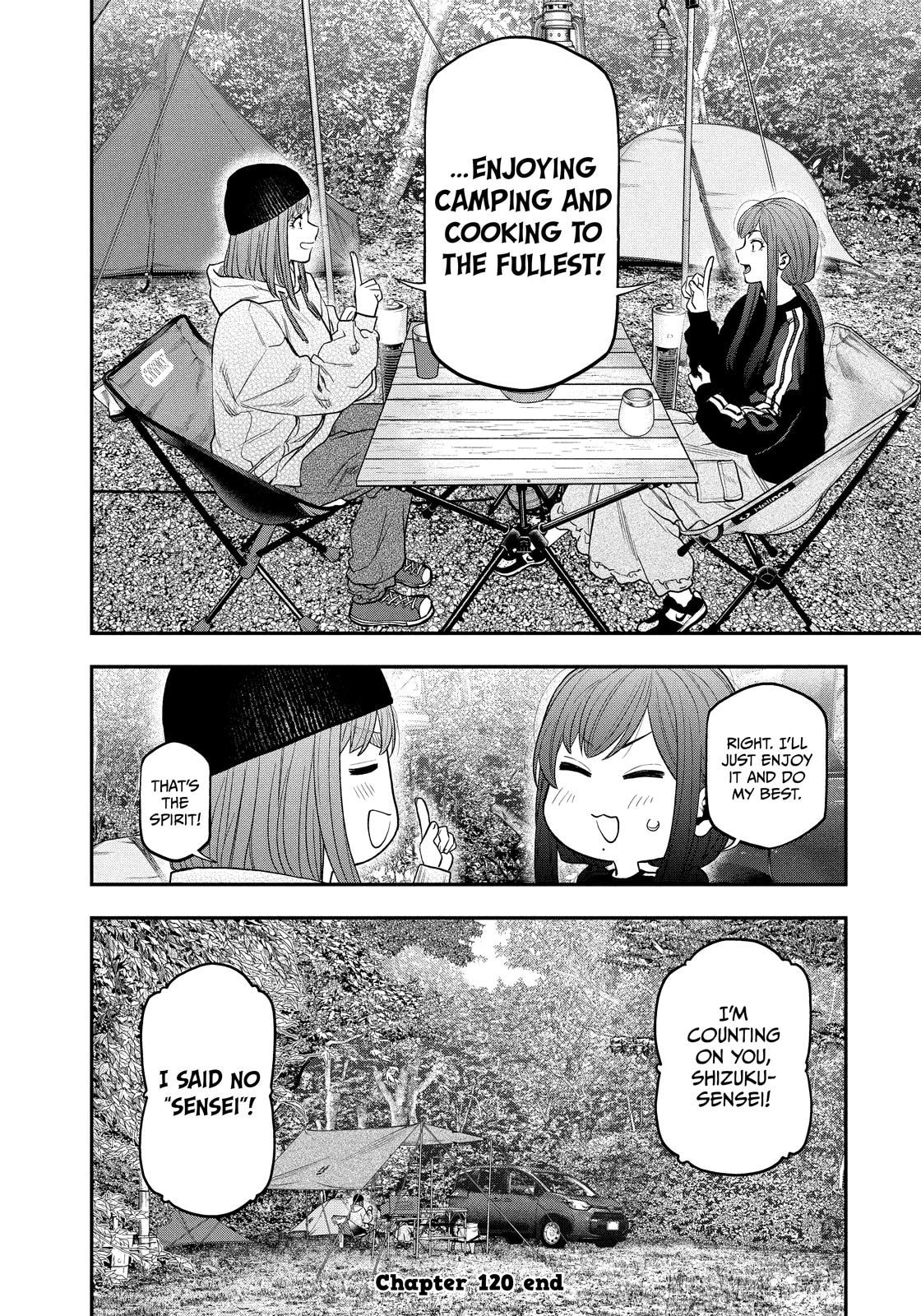 Futari Solo Camp Chapter 120 page 18 - 