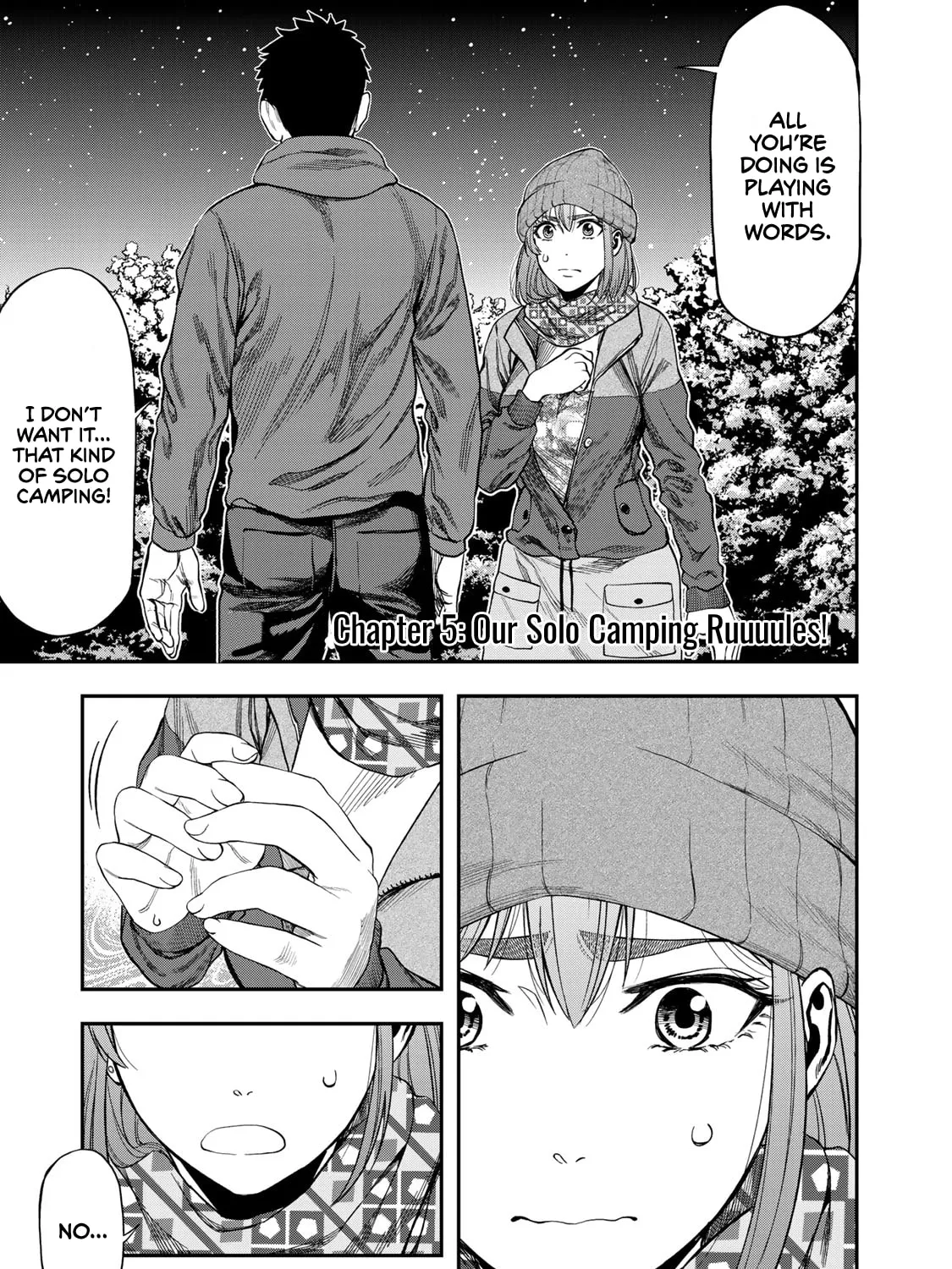 Futari Solo Camp Chapter 5 page 1 - 
