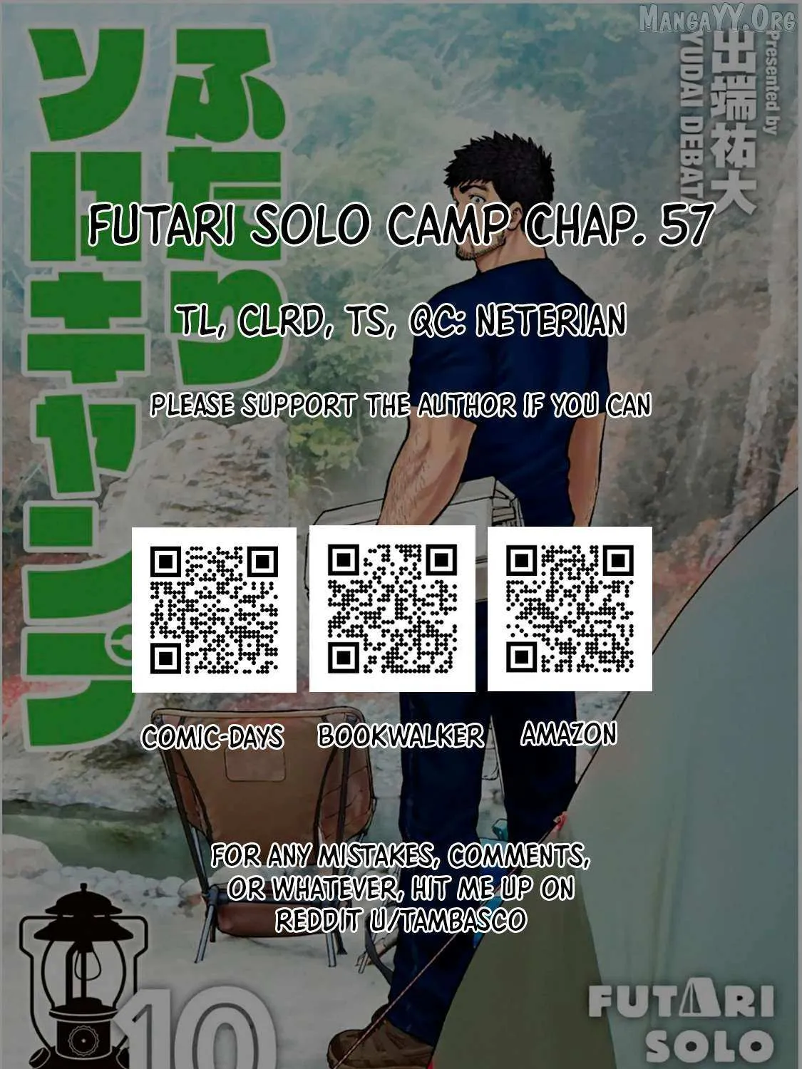 Futari Solo Camp Chapter 57 page 1 - 