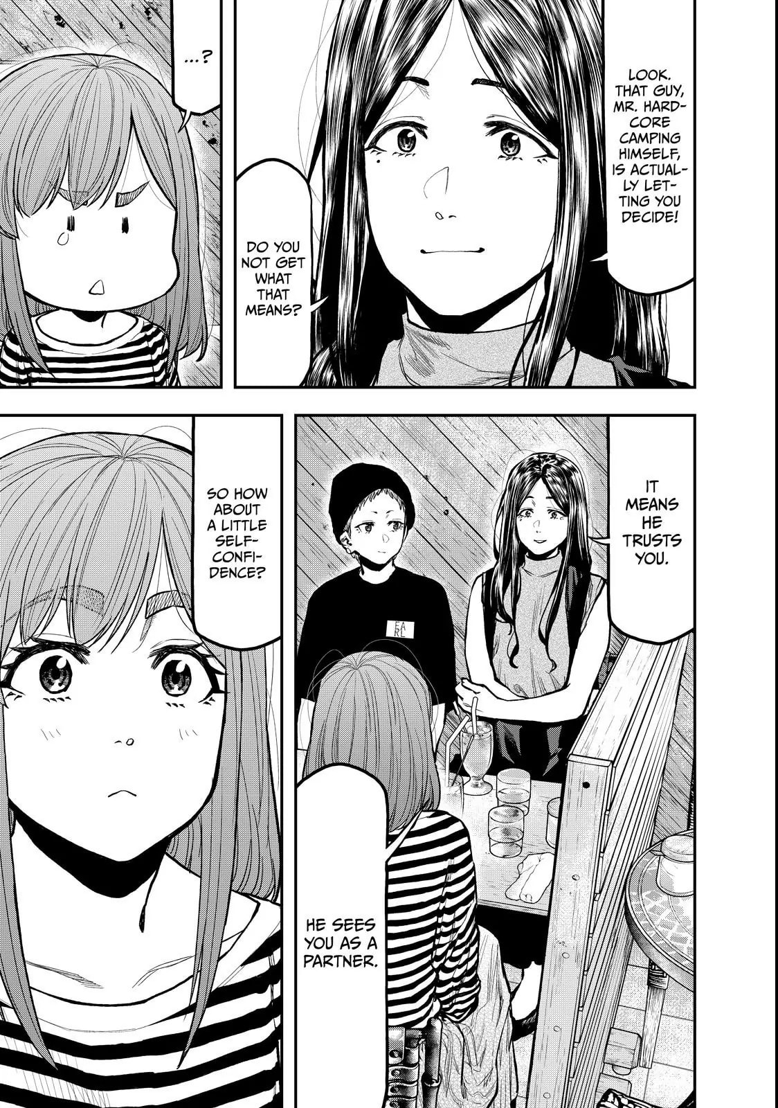Futari Solo Camp Chapter 64 page 19 - 