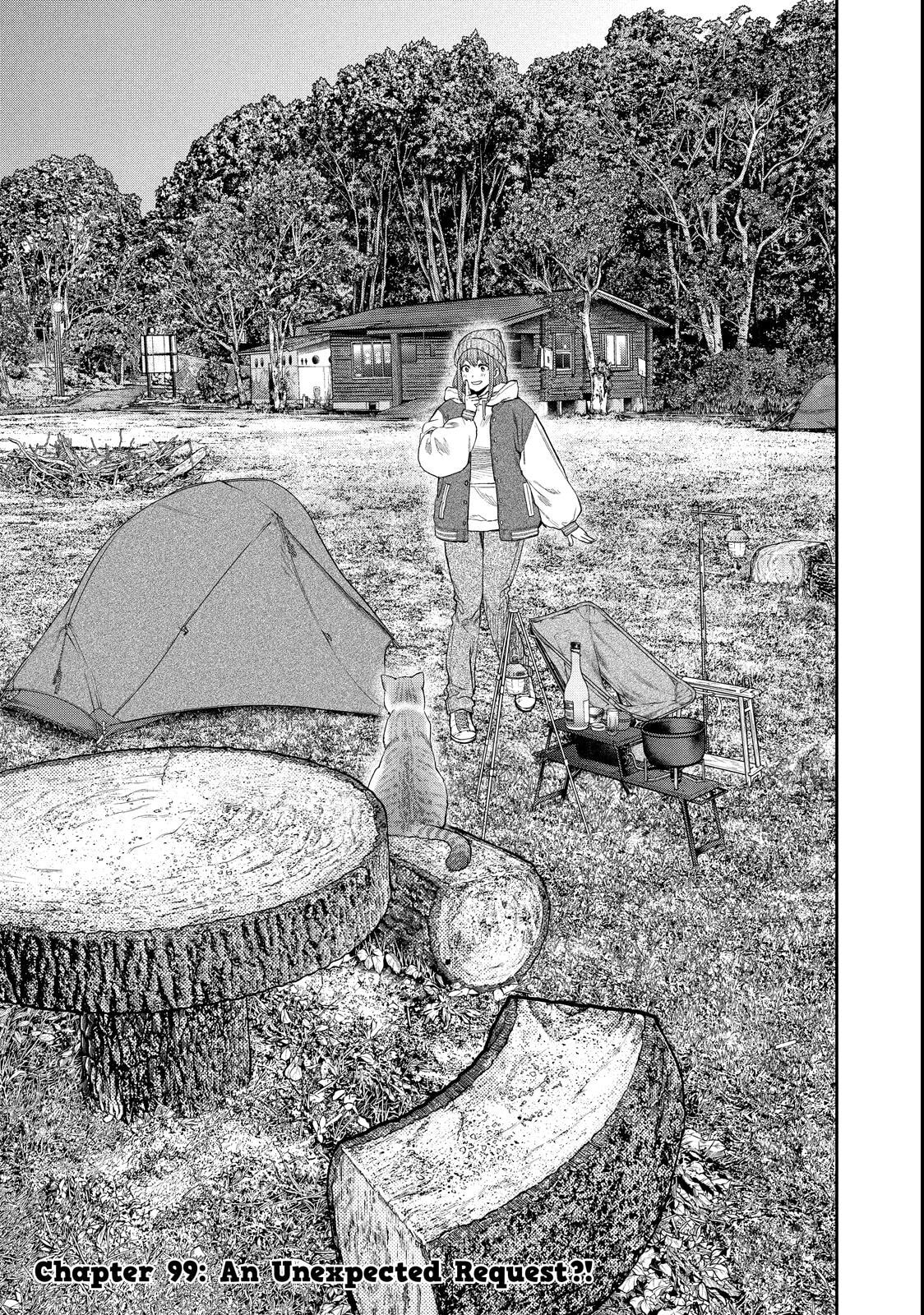 Futari Solo Camp Chapter 99 page 1 - 